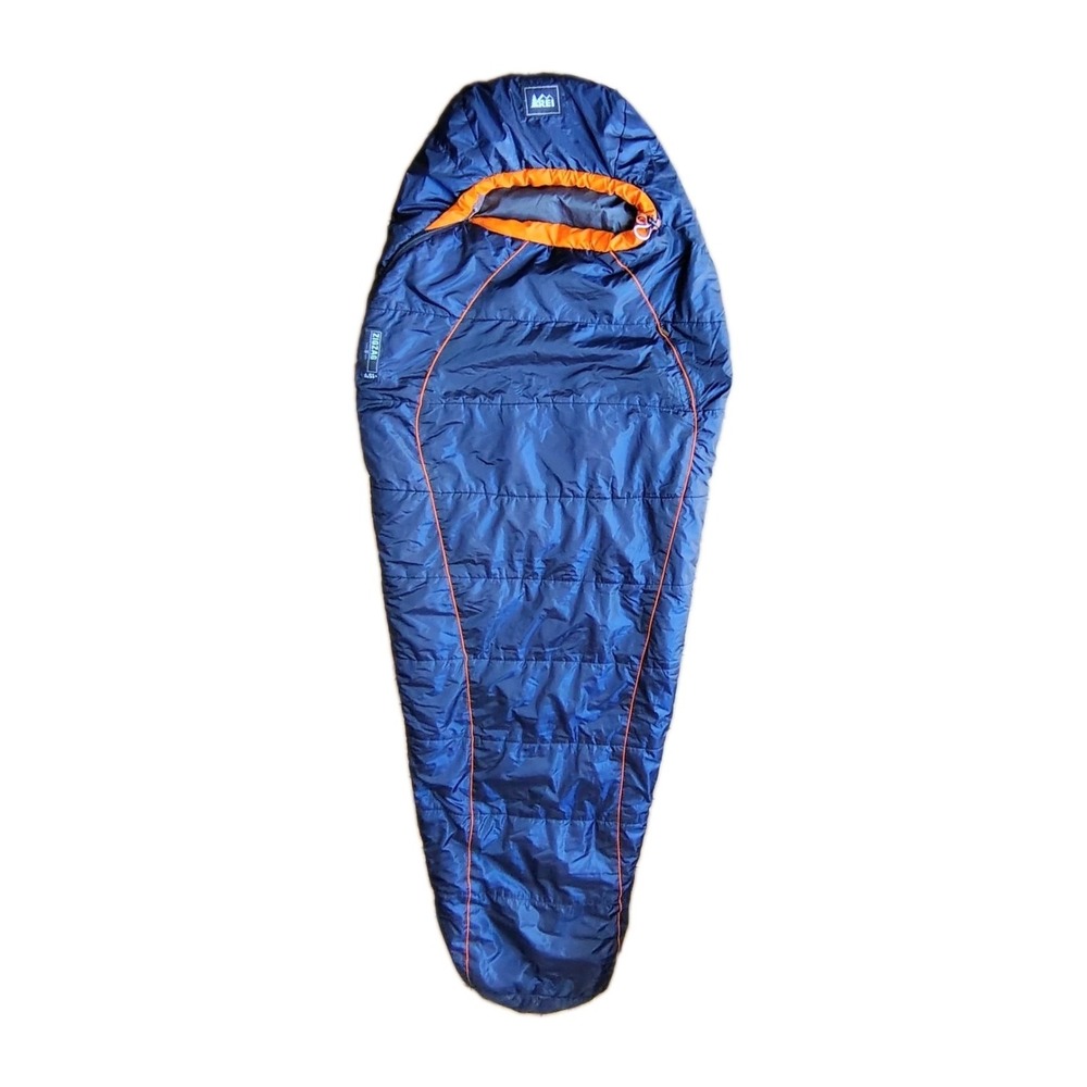 REI Zigzag Mummy  Sleeping Bag Youth Kid's  15° Three Season  24" x 70" Camping